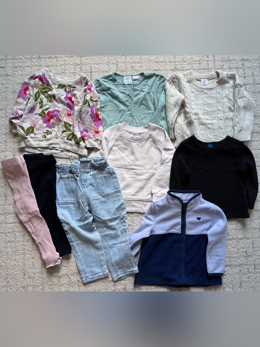 Zara and others brand Kids set (9 items)